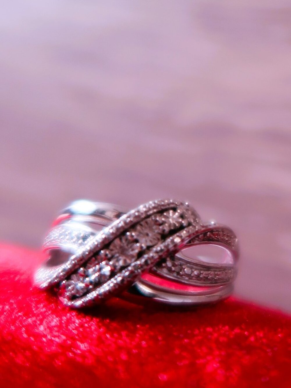 Tangled in Glam JWBR Sterling Silver Intertwined Infinity Ring Size 5.75